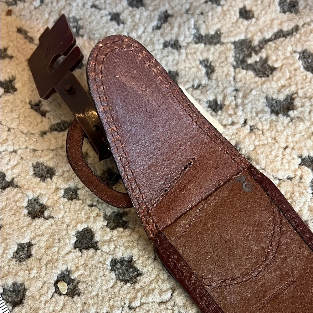 Fossil Leopard Print Women's‎ Belt with Brown Accents